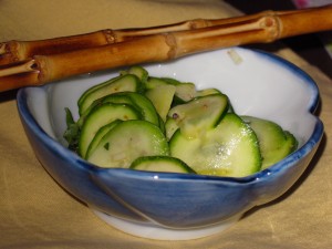 Raw Zucchini Salad