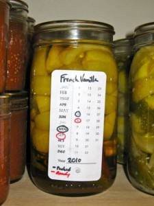 French Vanilla Pickles