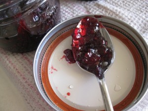 Sweet and tangy boysenberry jam