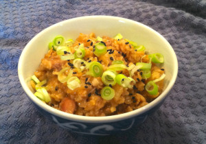 Savory Oatmeal -- Kalua Pig Version